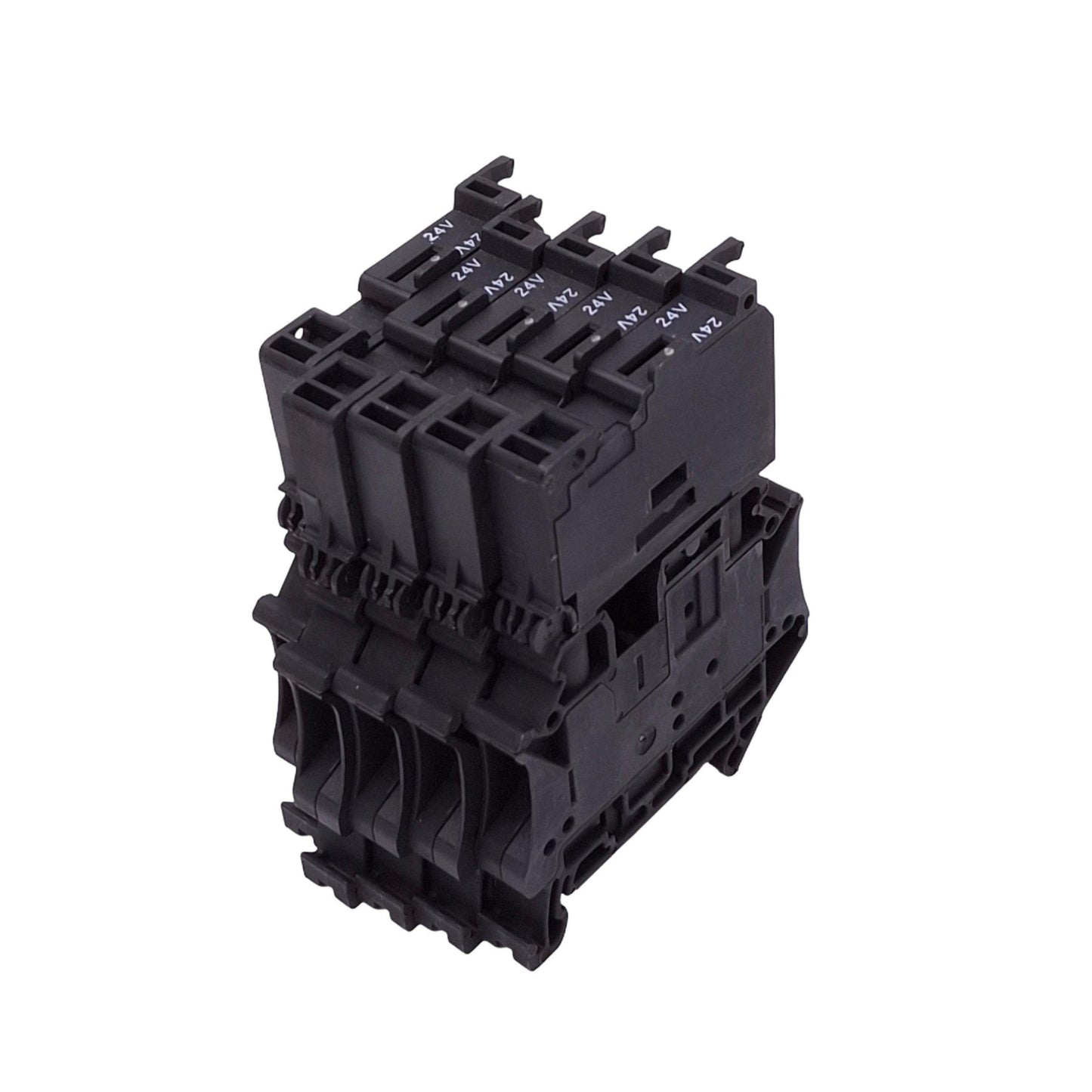 New Lot of 5 Phoenix Contact 3046414 UT 6-HESILED 24 Terminal Blocks, 24V 10A