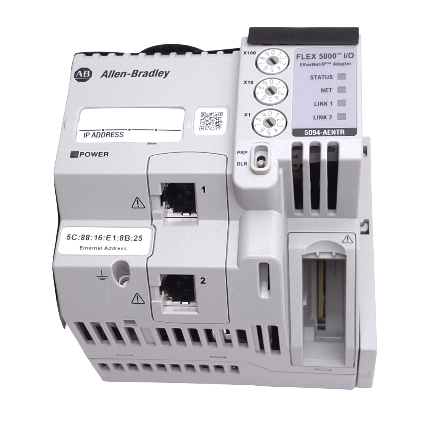 New Allen Bradley 5094-AENTR Ethernet Adapter Module for FLEX 5000 I/O, 24VDC