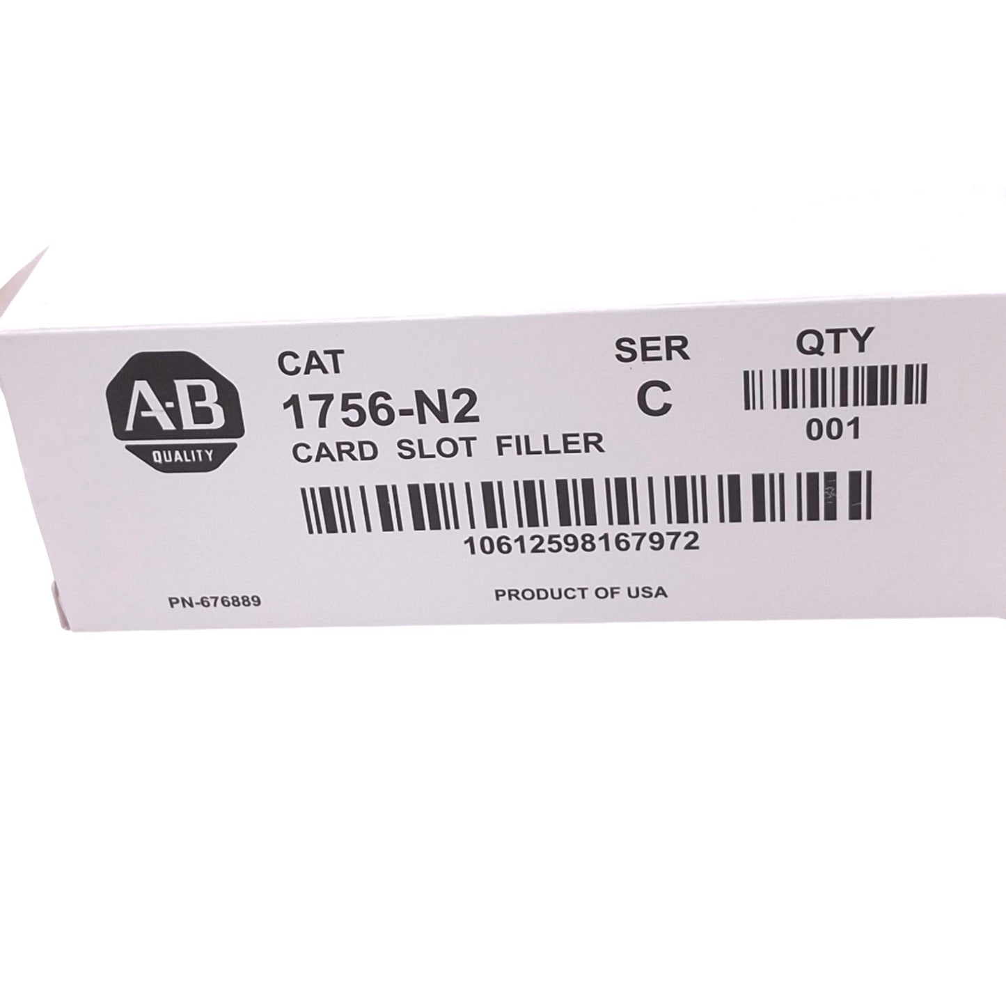 New Allen Bradley 1756-N2 Card Slot Filler for ControlLogix PLC, Single-Slot