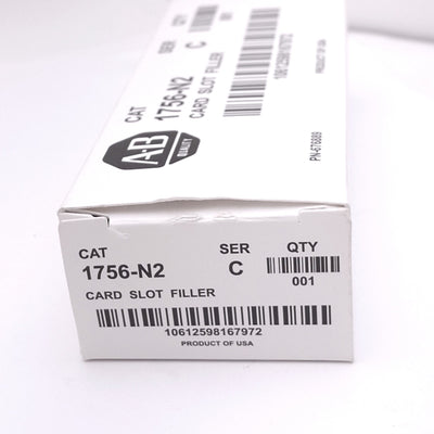 New Allen Bradley 1756-N2 Card Slot Filler for ControlLogix PLC, Single-Slot