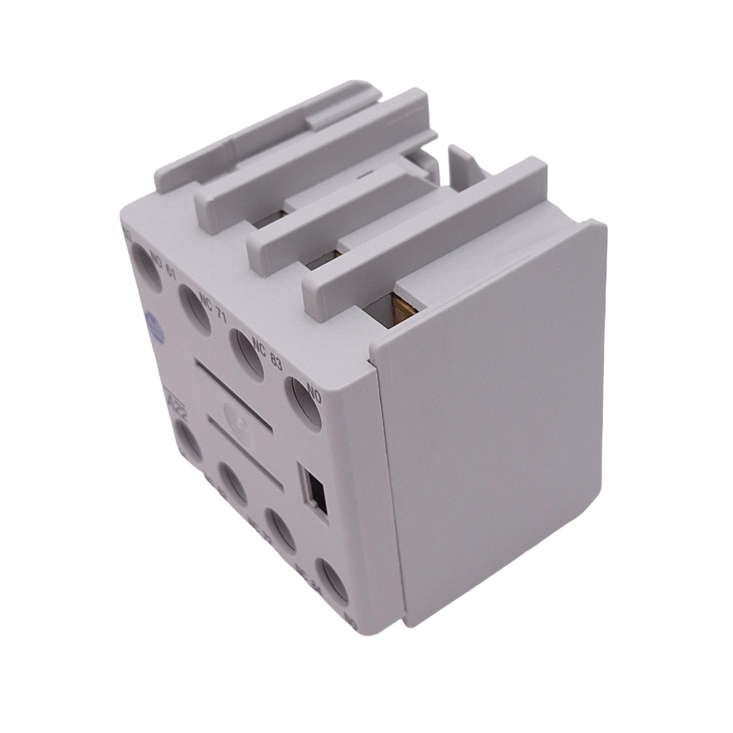 New Allen Bradley 100-FA22 Auxiliary Contact Block, 2NO 2NC, 600VAC 10A, Front Mount
