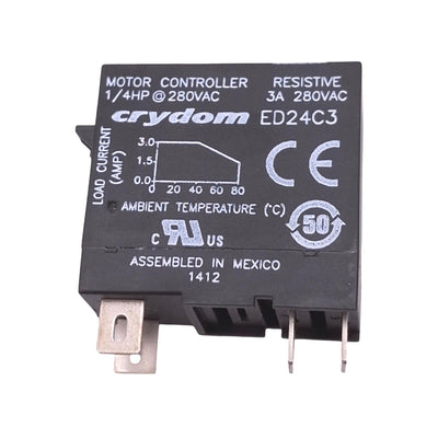 New Crydom ED24C3 Solid State Relay, SPST-NO, 3A 280VAC Max, 18-32VDC Input