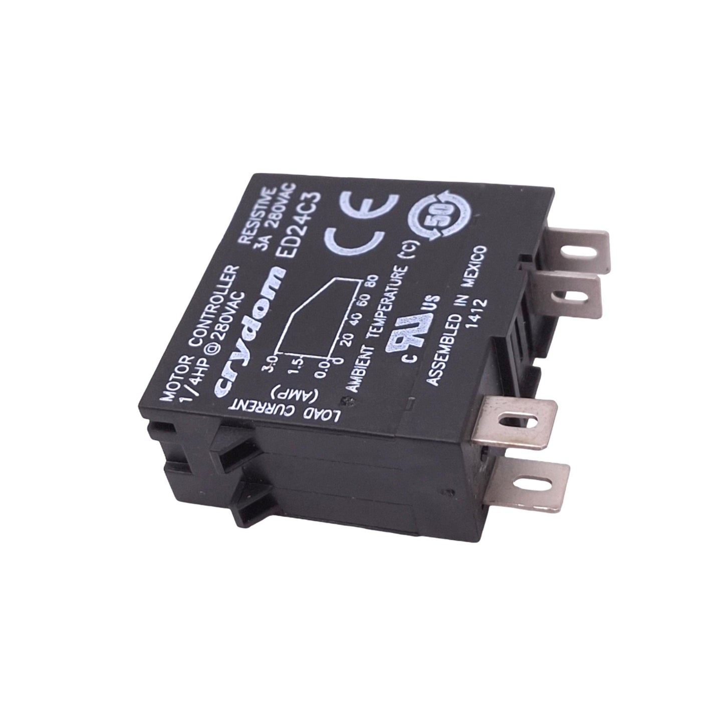 New Crydom ED24C3 Solid State Relay, SPST-NO, 3A 280VAC Max, 18-32VDC Input