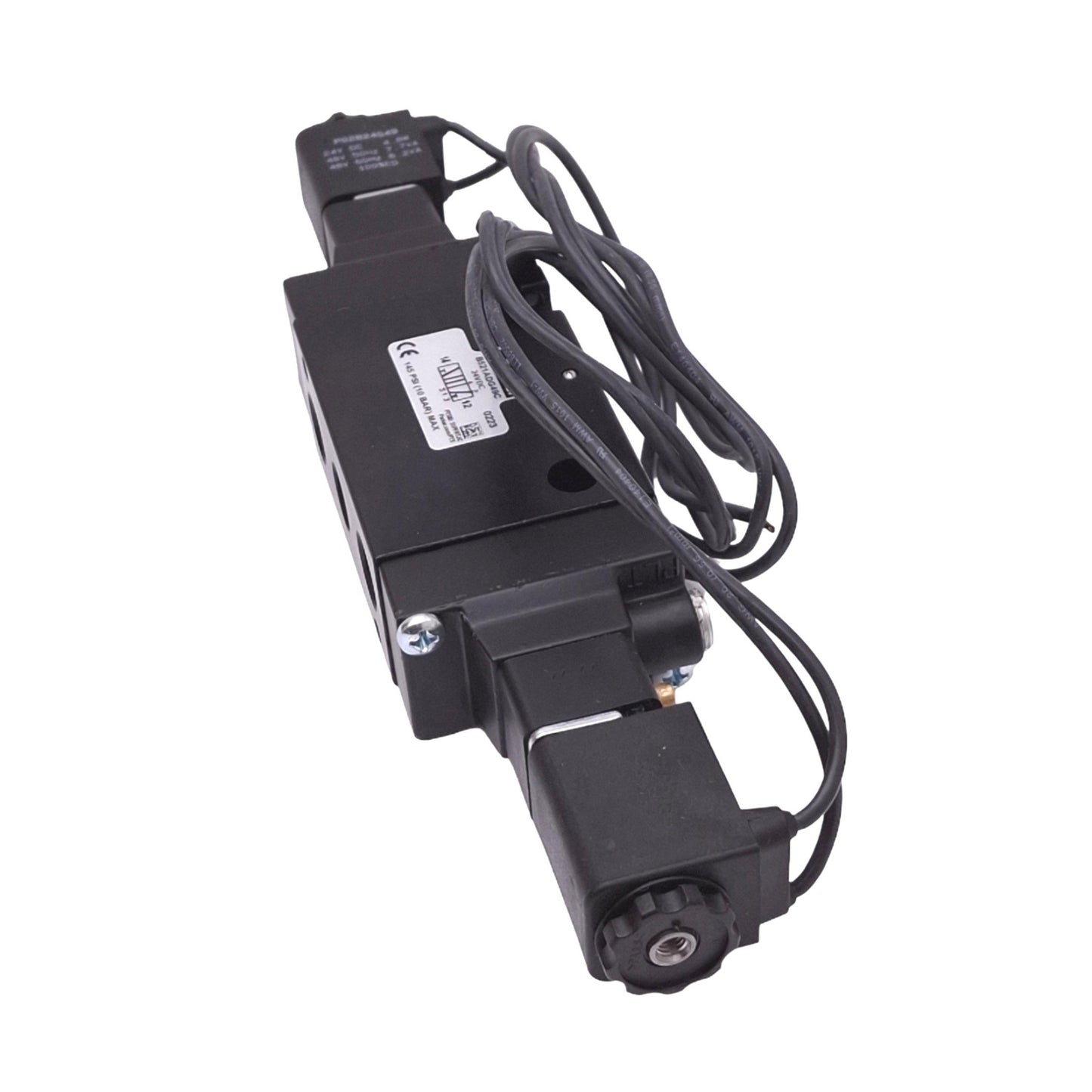 New Parker B521ADG49C Solenoid Valve, 4-Way 2-Position, 1/4in NPT, 10bar, 24VDC Coil