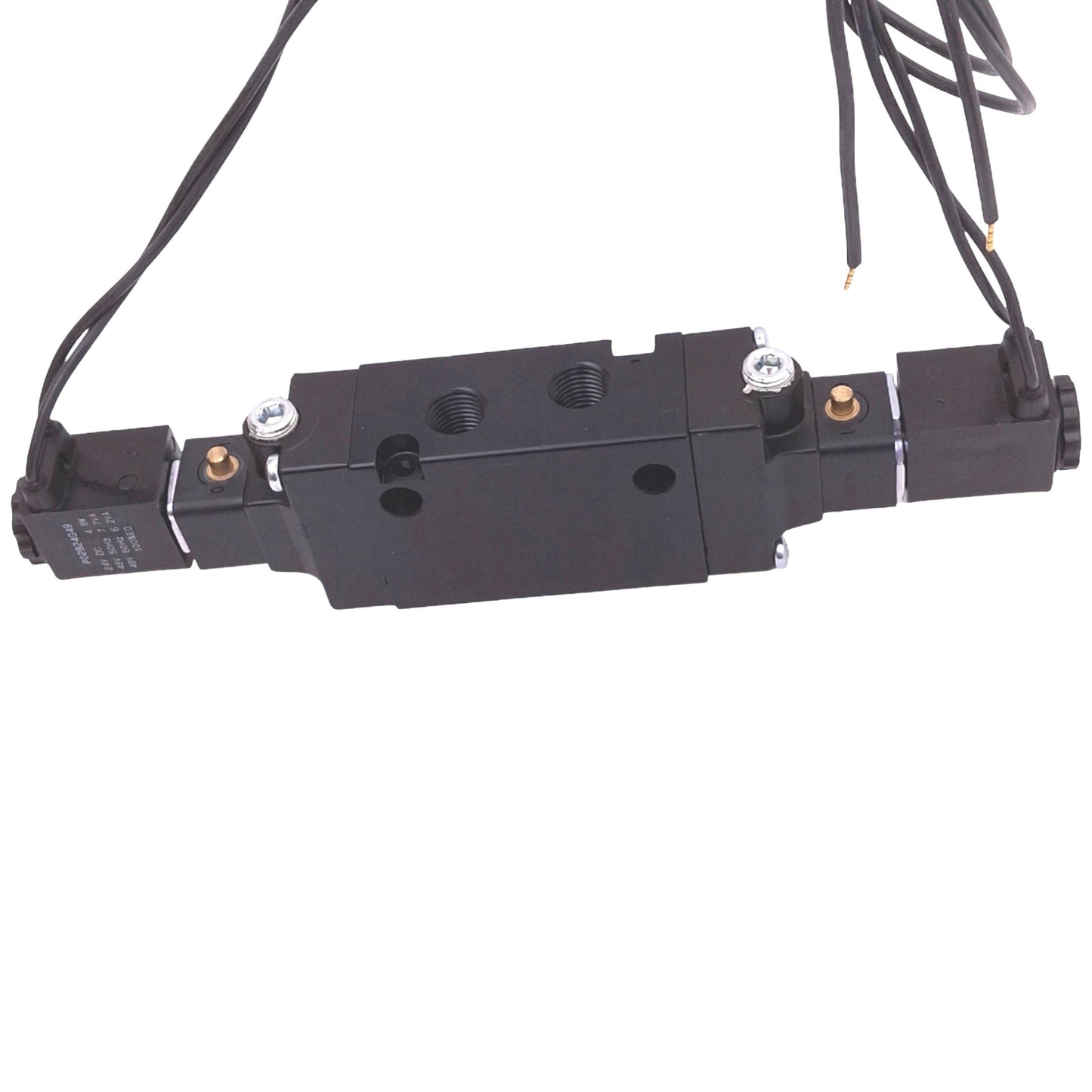 New Parker B521ADG49C Solenoid Valve, 4-Way 2-Position, 1/4in NPT, 10bar, 24VDC Coil