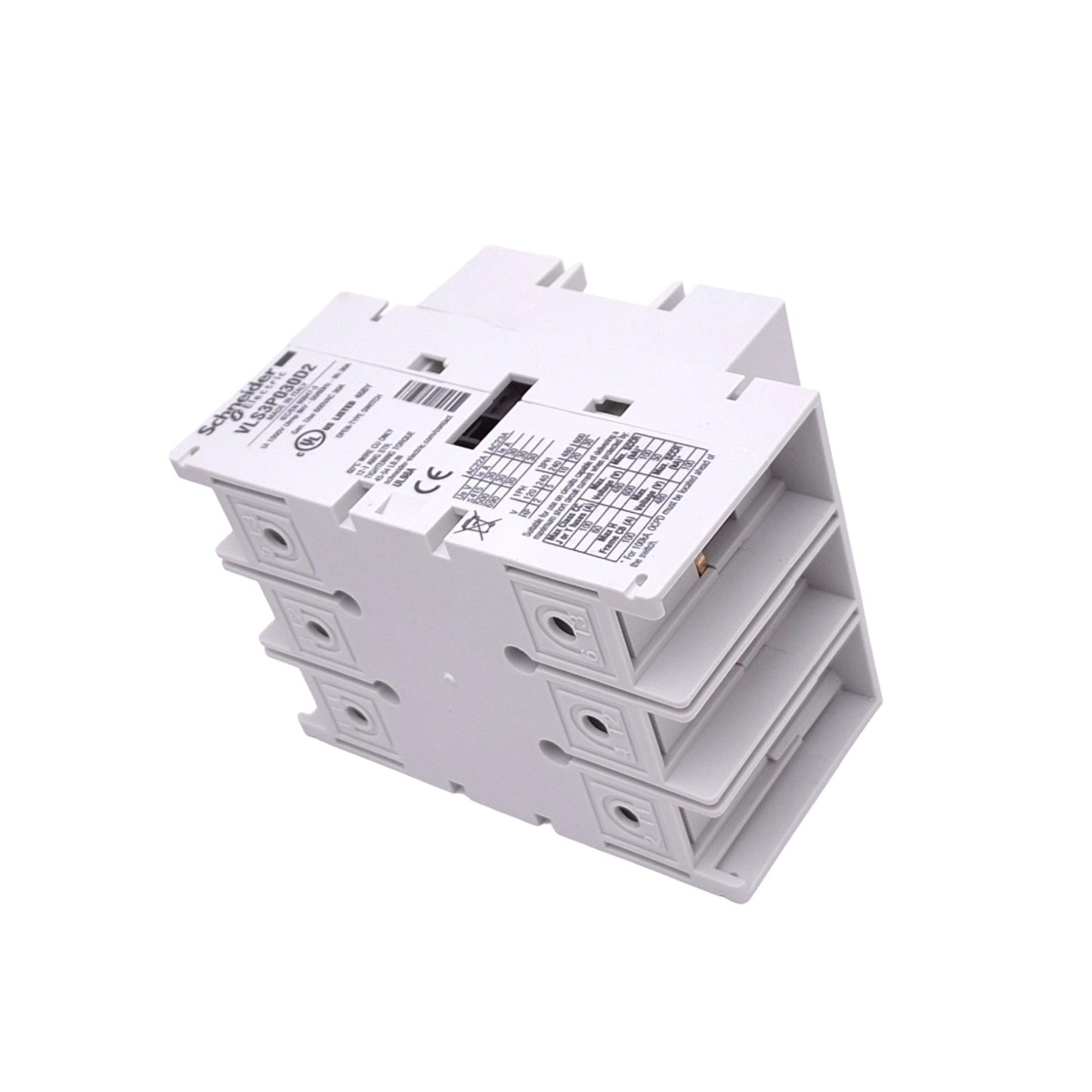 New Schneider Electric VLS3P030D2 Disconnect Switch, 3-Pole, 30A 600VAC Max