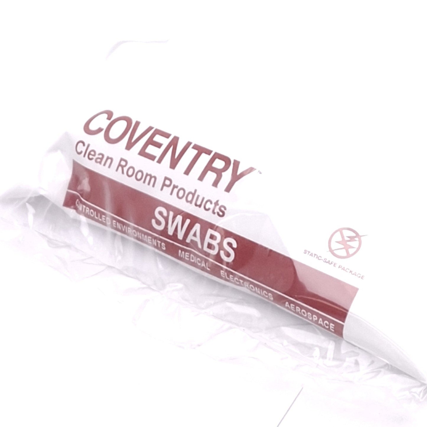 New Coventry 48040 Bag of 500 Flexible Foam Swabs, 2.7in Length, 100ppi Foam Head
