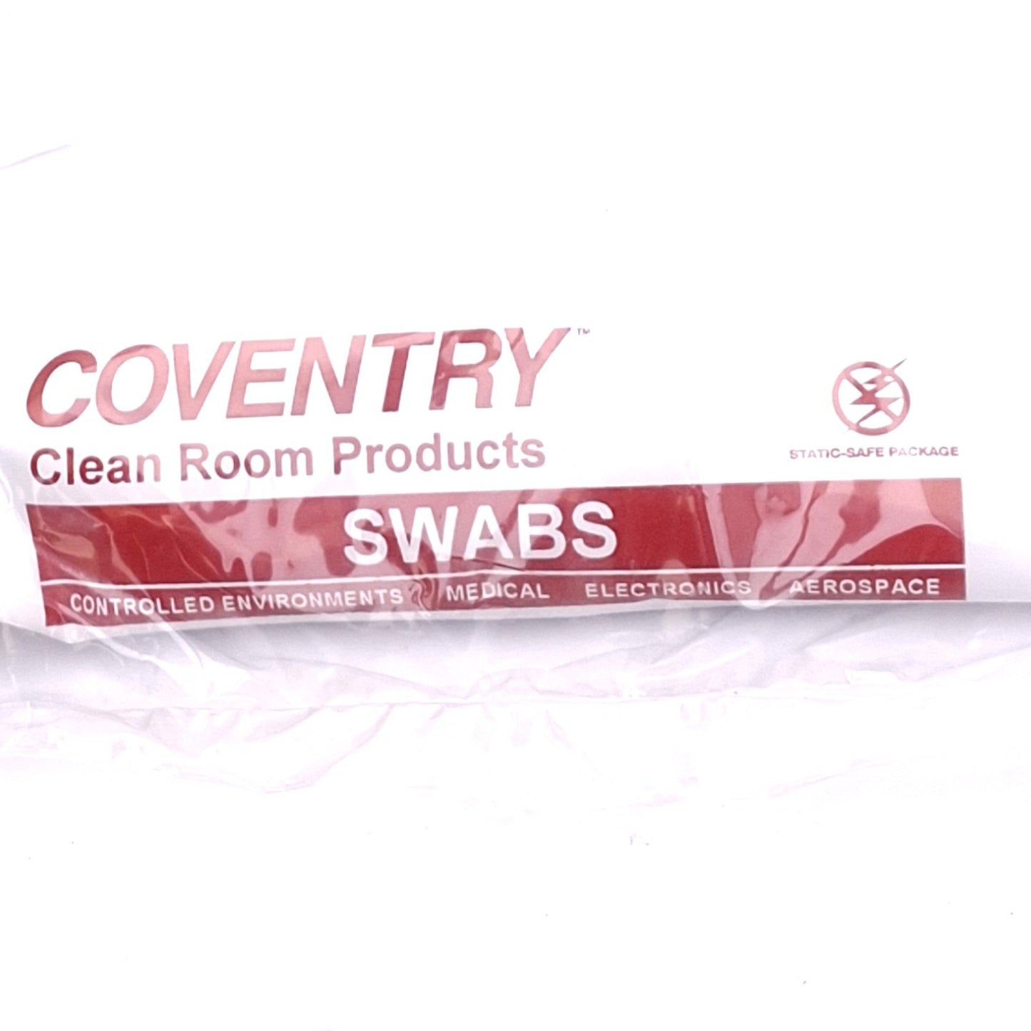 New Coventry 48040 Bag of 500 Flexible Foam Swabs, 2.7in Length, 100ppi Foam Head