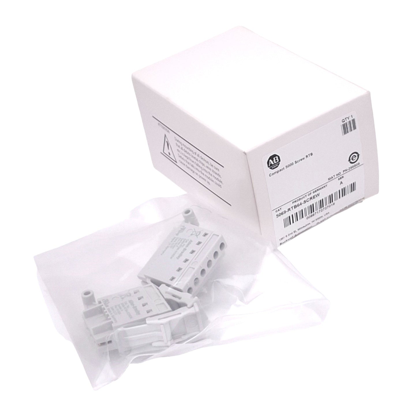 New Allen Bradley 5069-RTB64-SCREW I/O Terminal Blocks for Compact 5000, 6-Pin/4-Pin
