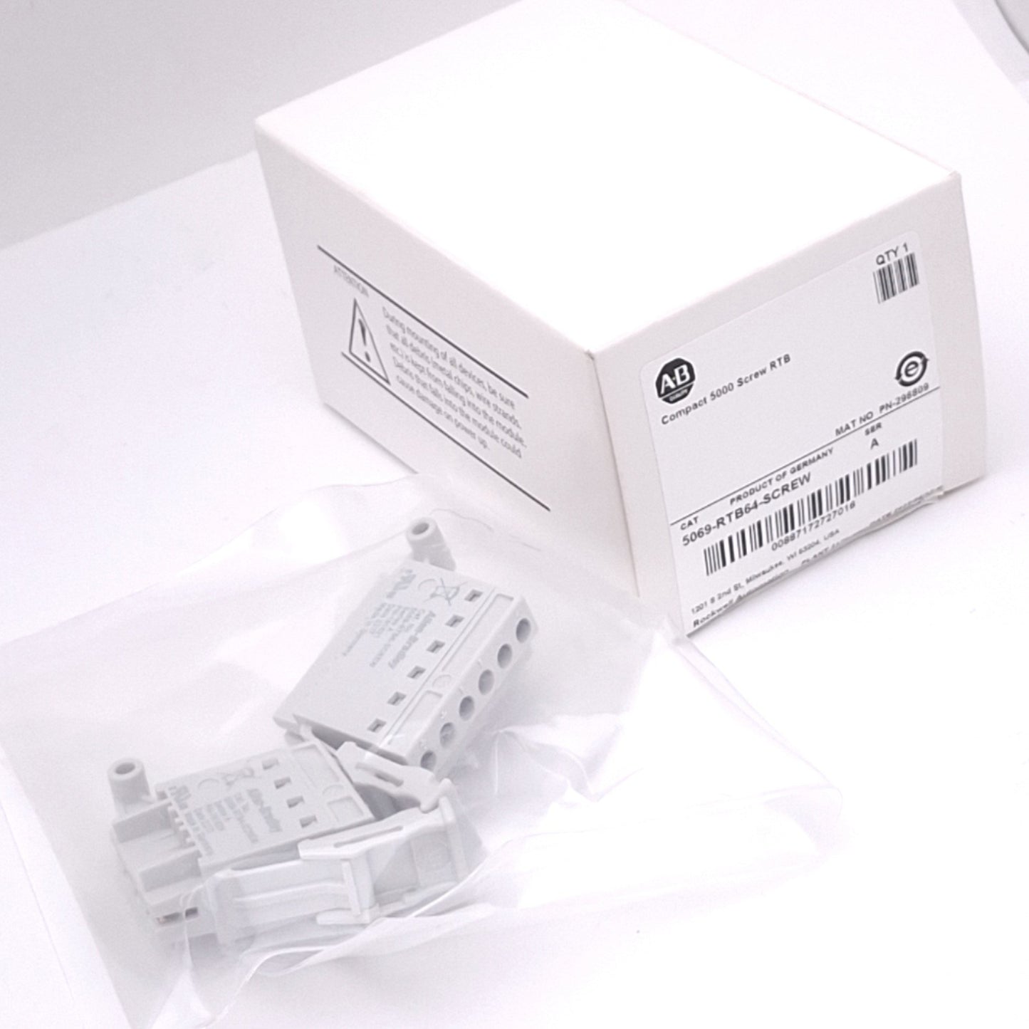 New Allen Bradley 5069-RTB64-SCREW I/O Terminal Blocks for Compact 5000, 6-Pin/4-Pin
