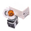 New Allen Bradley 800T-QBH2A Amber Illuminated Pushbutton, 30mm, 1NO 1NC, 12-130V