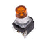 New Allen Bradley 800T-QBH2A Amber Illuminated Pushbutton, 30mm, 1NO 1NC, 12-130V