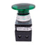 New Allen Bradley 800T-QMJH2G Illuminated Green Mushroom Pushbutton, 30mm, 1NO 1NC