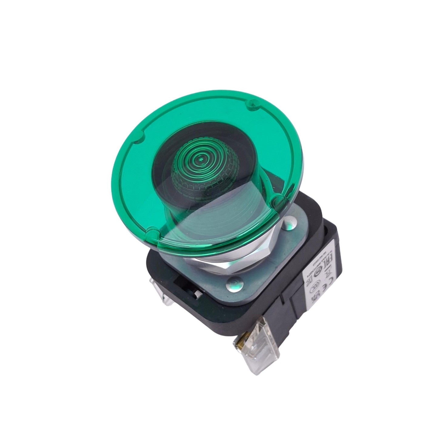 New Allen Bradley 800T-QMJH2G Illuminated Green Mushroom Pushbutton, 30mm, 1NO 1NC