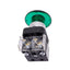 New Allen Bradley 800T-QMJH2G Illuminated Green Mushroom Pushbutton, 30mm, 1NO 1NC