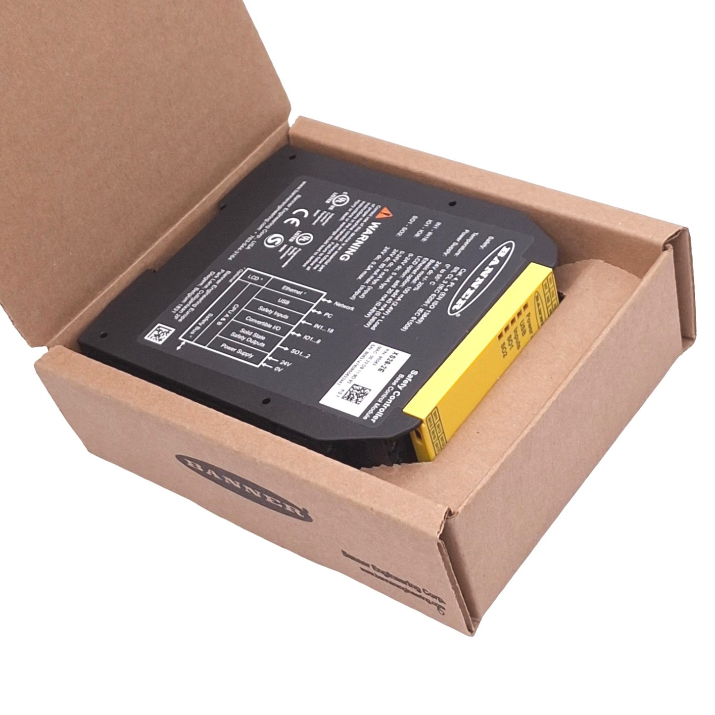 New Banner XS26-2E Machine Safety Controller, 26 Inputs, 2-Pair PNP Outputs, 24VDC