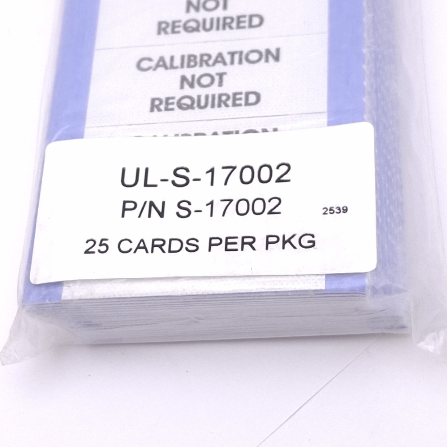 New ULINE S-17002 Calibration Not Required Labels, 1-1/2in x 5/8in, 350x Count