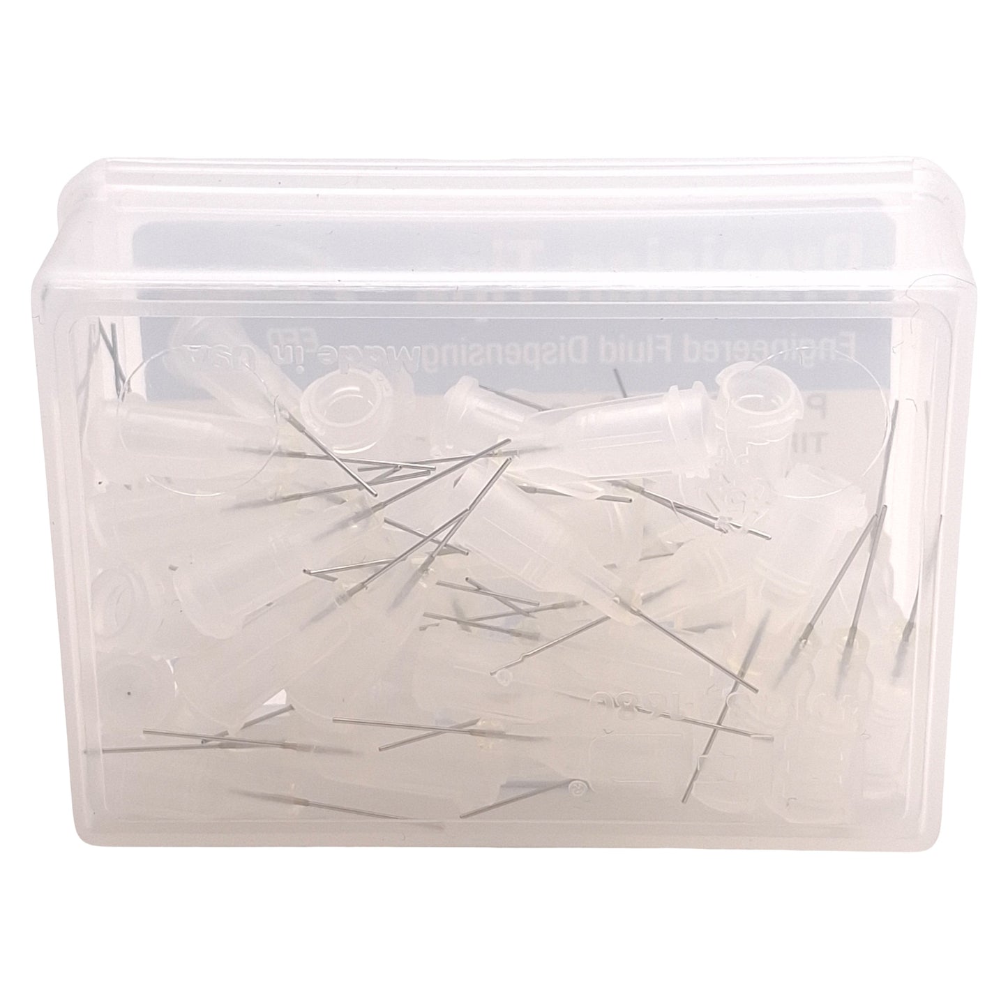 New Nordson EFD 7005008 Precision SS Tips, Clear, 27GA, 0.008in ID x 0.5in L, 50/Box