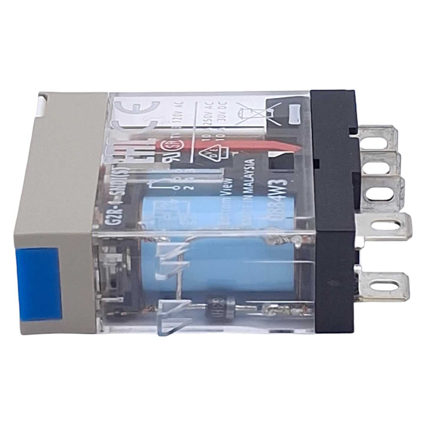New Lot of 10 Omron G2R-1-SNDI DC24(s) Power Relay SPDT, 10A 250VAC/30DC, 24VDC Coil