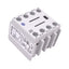 Used Allen Bradley 100-FA22 Auxiliary Contact Block, 2NO 2NC 600VAC 10A, Front Mount