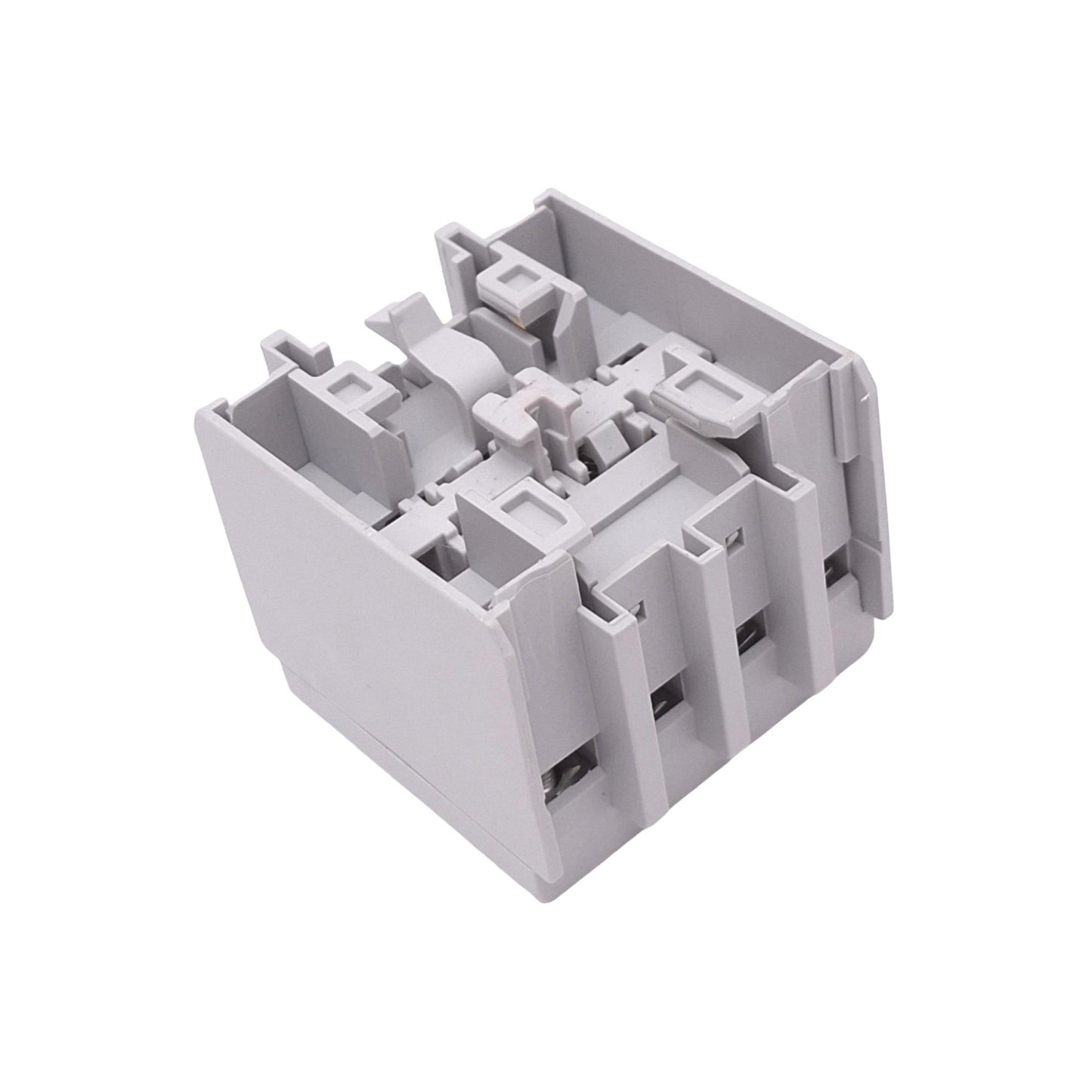Used Allen Bradley 100-FA22 Auxiliary Contact Block, 2NO 2NC 600VAC 10A, Front Mount