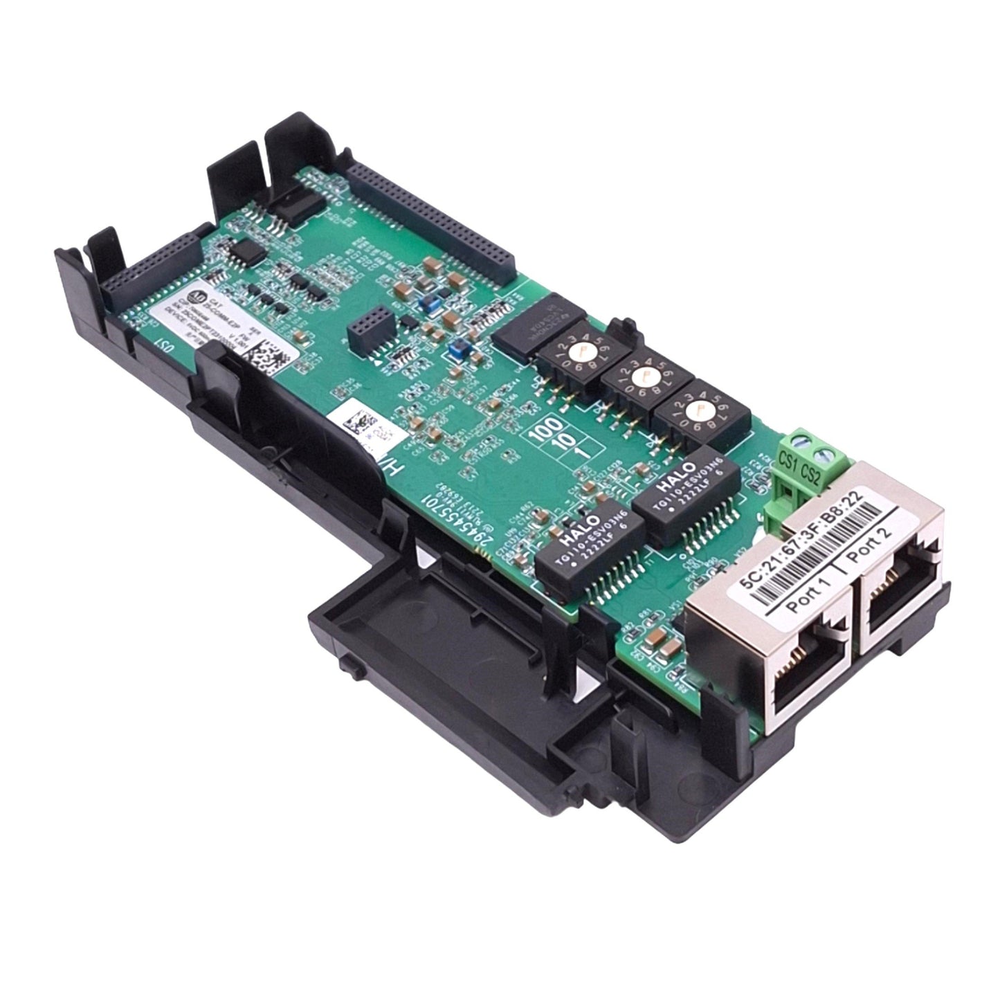 New Allen Bradley 25-COMM-E2P EtherNet/IP Adapter for PowerFlex, 2-Port RJ45, 5VDC