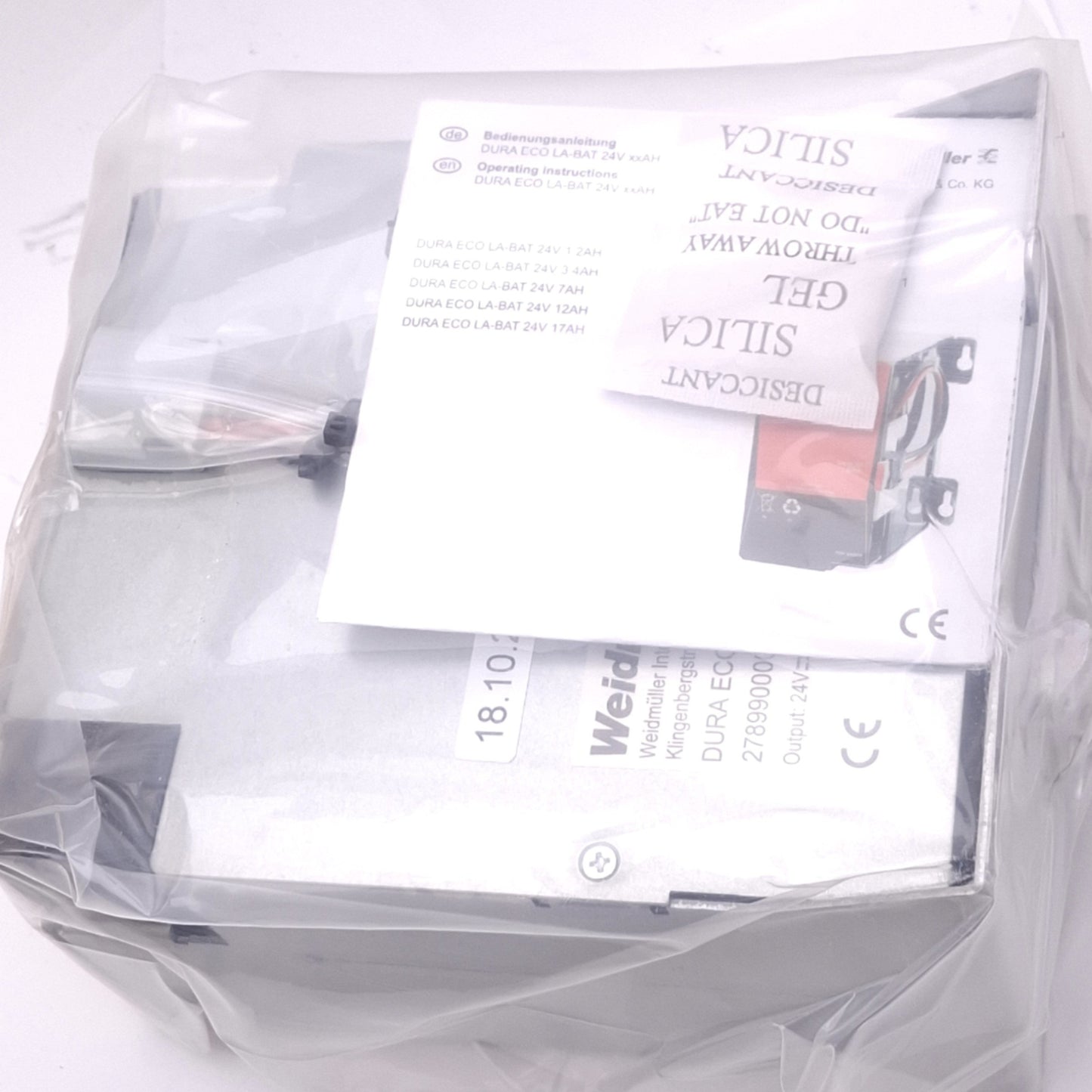 New Weidmuller DURA ECO LA-BAT 24V 3.4AH 2789900000 Battery Module, 24VDC 25A Out