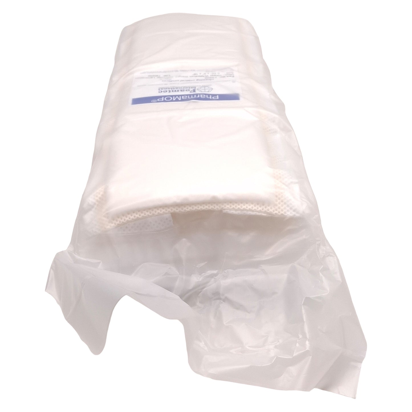 New Foamtec FS856 PharmaMOP Flat Mop Head, Polyester, 0.55in x 5in x 16in, 100/Case
