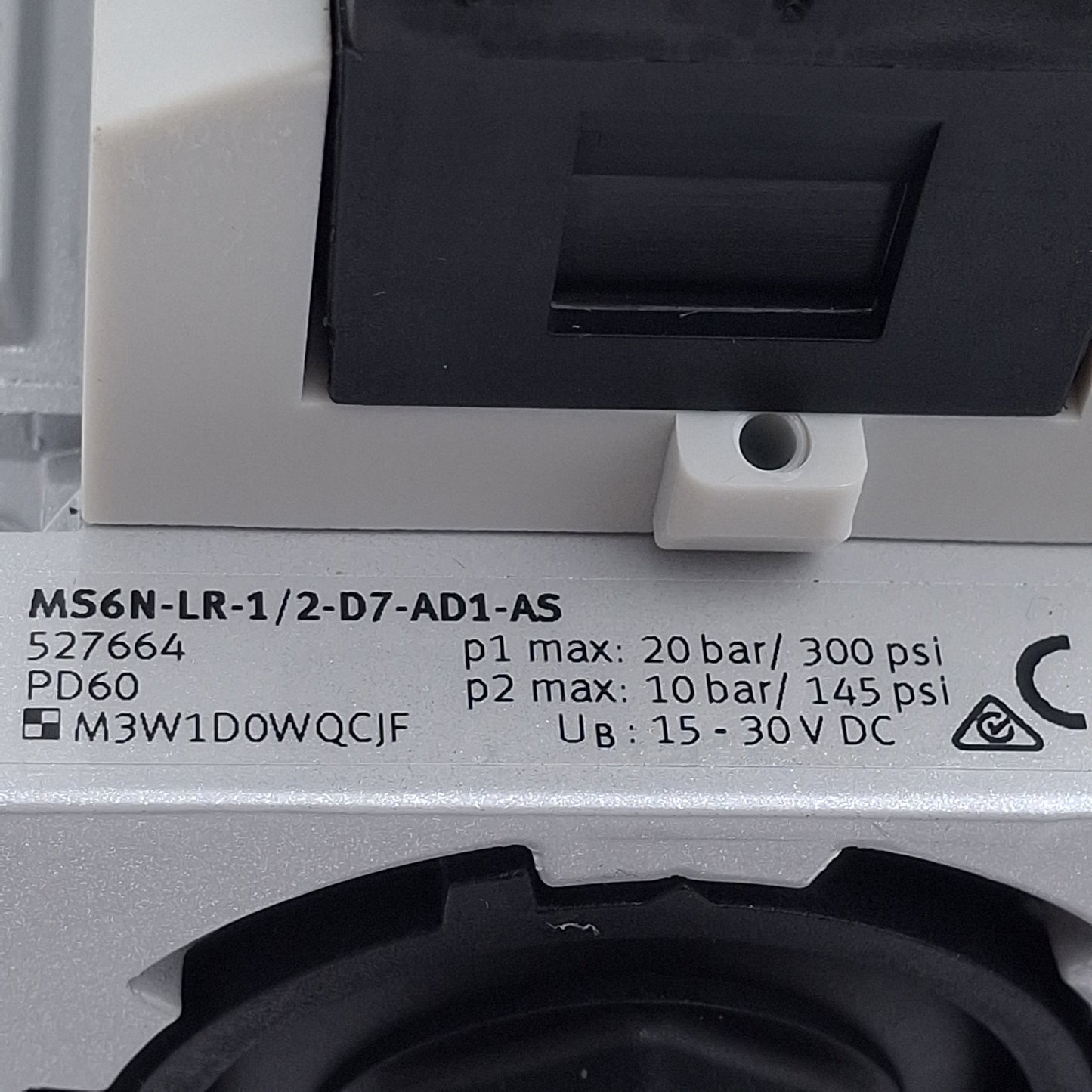 New – Open box Festo 532307 MSB6N Air Preparation Combination Unit 1/2in NPT, 20bar, 24VDC Coil