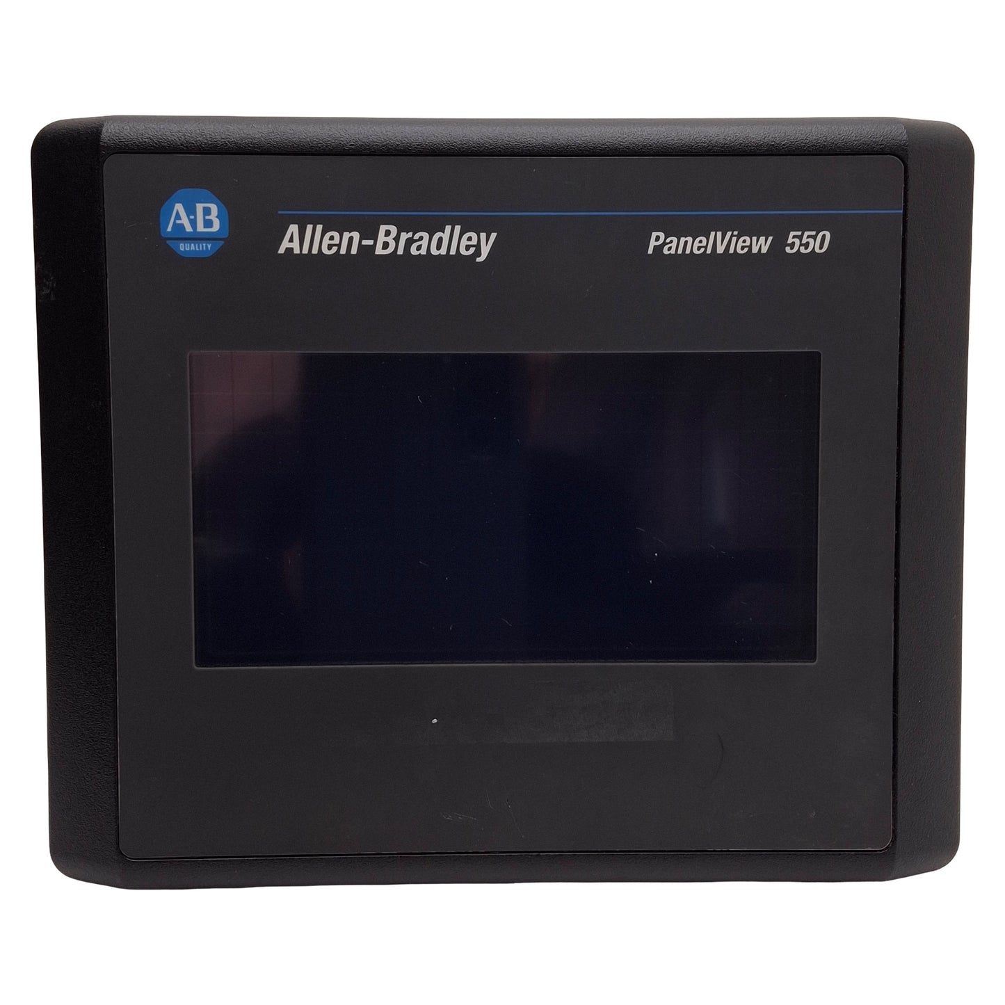 Used Allen Bradley 2711-T5A16L1 PanelView 550 Touchscreen HMI RS-232, 24VDC, FRN 4.48