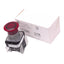 New Allen Bradley 800H-FRXTQ24RA1 Illuminated Push/Pull Button, 1NO 1NCLB, 24V Lamp