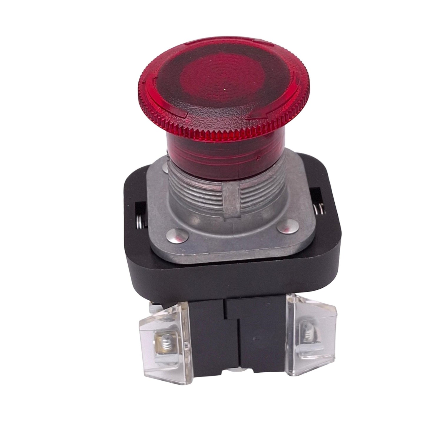 New Allen Bradley 800H-FRXTQ24RA1 Illuminated Push/Pull Button, 1NO 1NCLB, 24V Lamp
