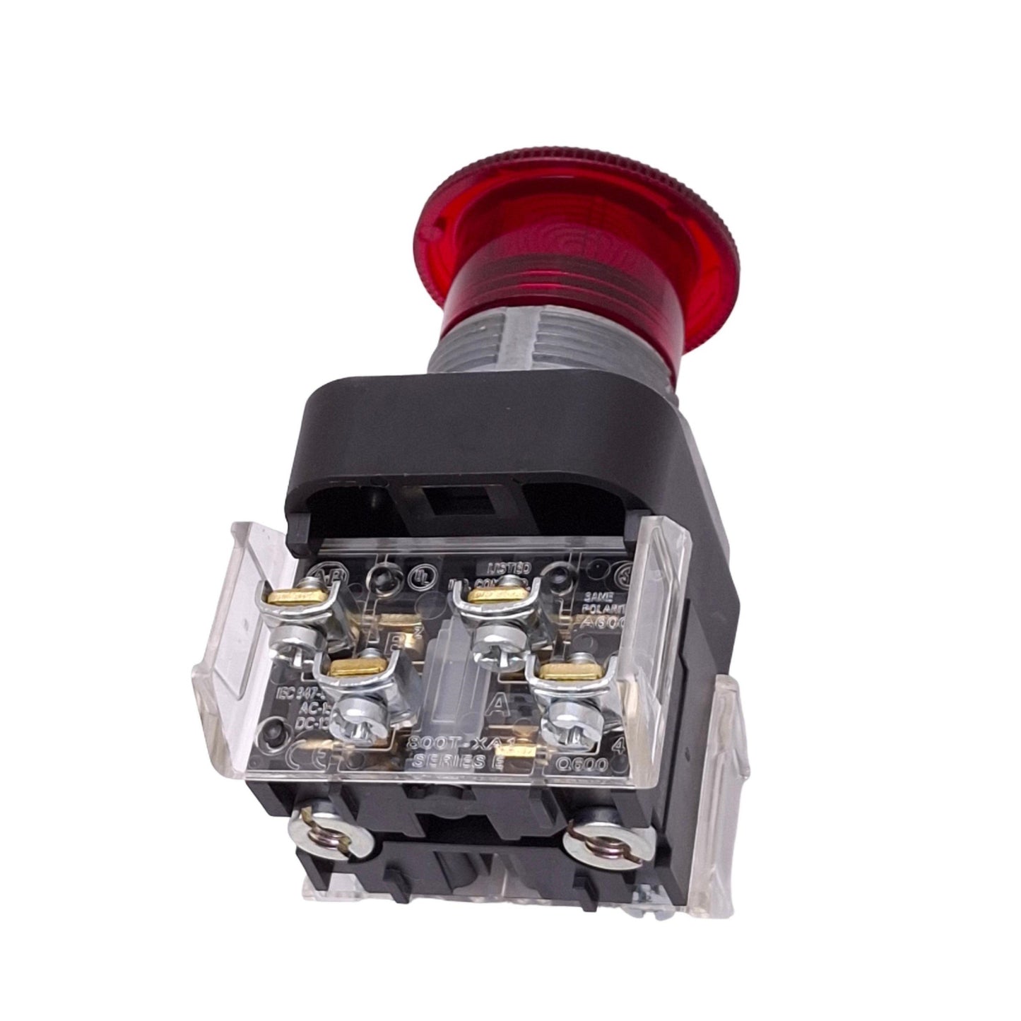 New Allen Bradley 800H-FRXTQ24RA1 Illuminated Push/Pull Button, 1NO 1NCLB, 24V Lamp