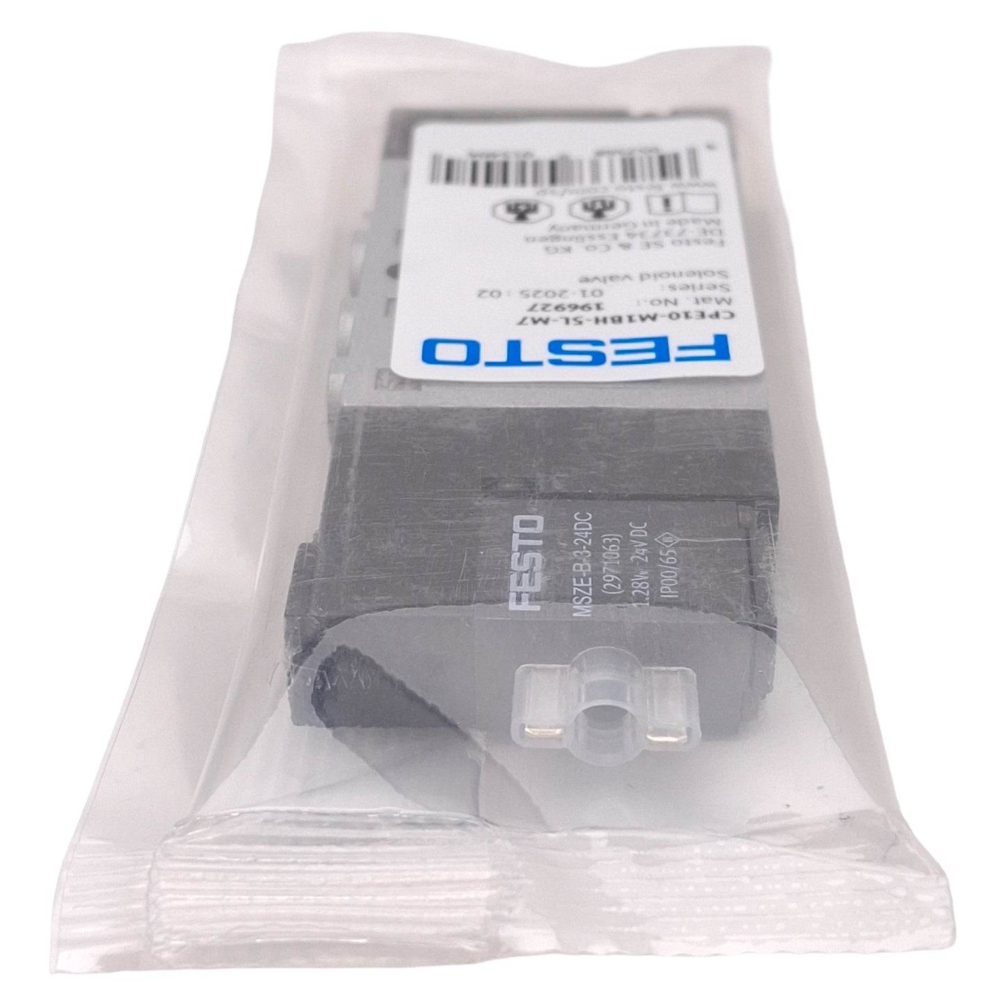 New Festo 196927 CPE10-M1BH-5L-M7 Solenoid Valve, 5/2-Way, M7 Ports, 24VDC Coil