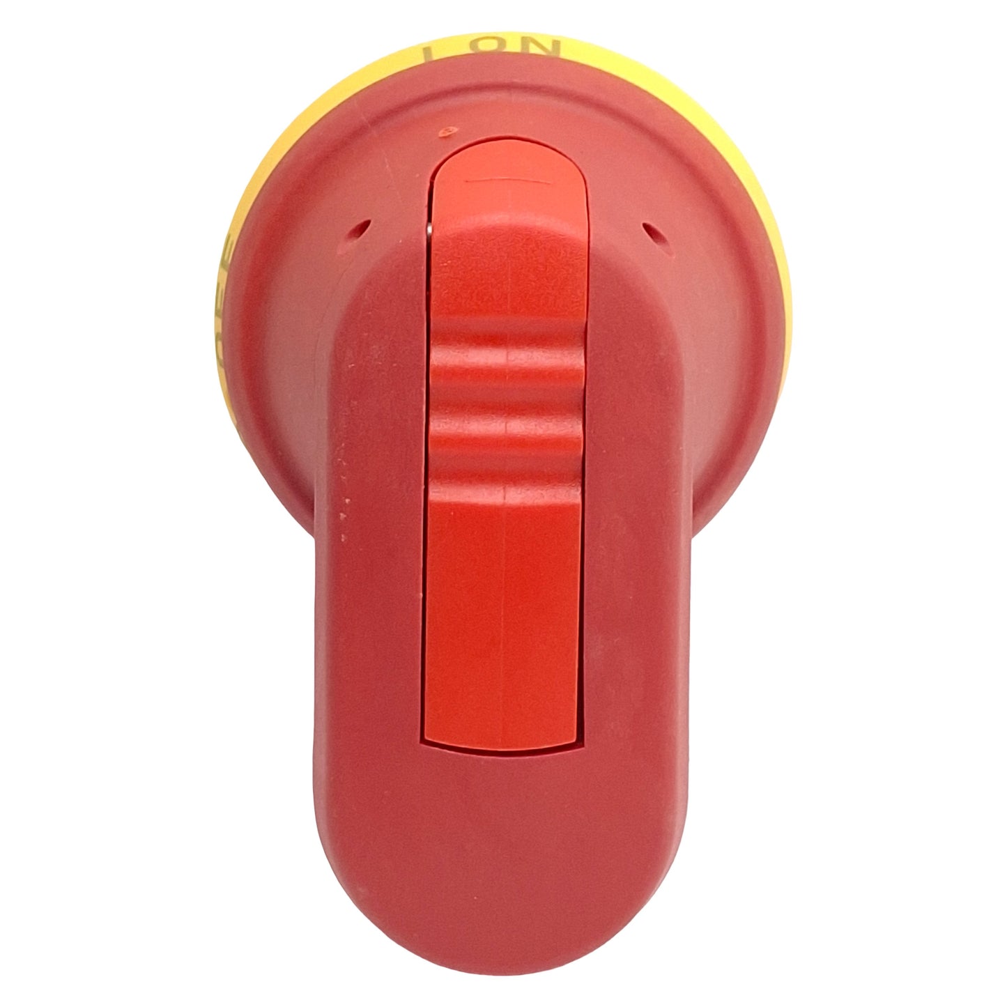 New ABB OHY65J6 Disconnect Switch Pistol Handle, Yellow/Red, NEMA 1, 3R, 12 / IP65