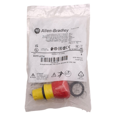 New Allen Bradley 800FP-LMT44 Illuminated E-Stop Operator Twist-Reset ø40mm Mushroom