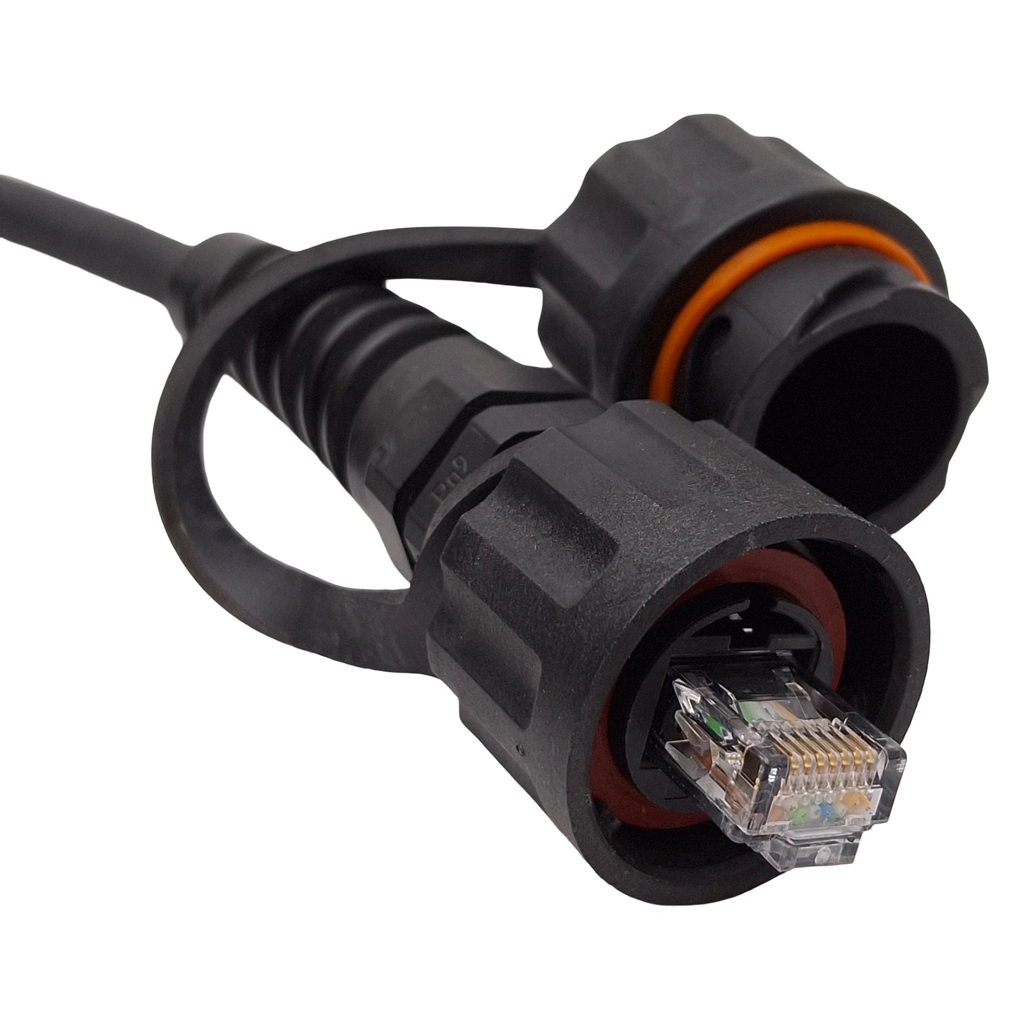 New Panduit IUTP6X2MBL IndustrialNet TX6A Patch Cord, Ethernet Cat 6A, RJ45, 2m