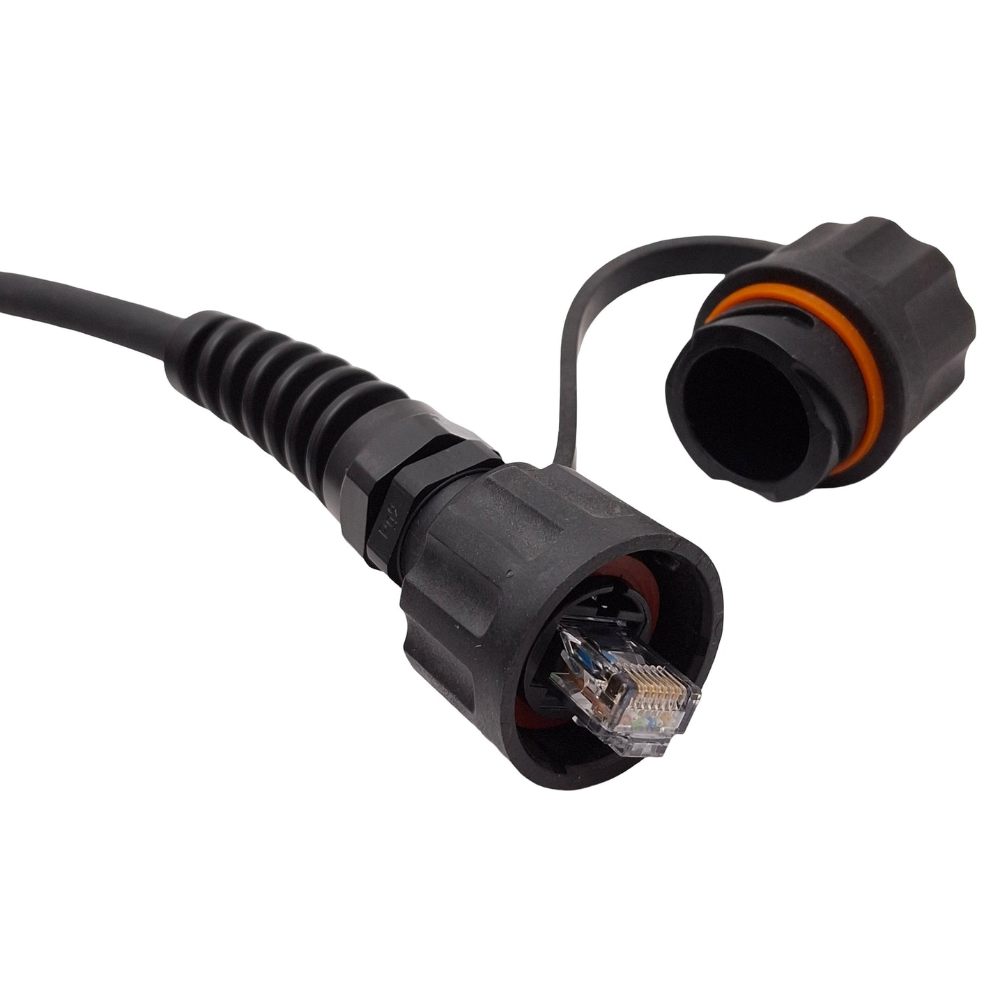 New Panduit IUTP6X2MBL IndustrialNet TX6A Patch Cord, Ethernet Cat 6A, RJ45, 2m