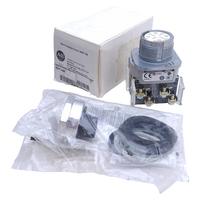 New Allen Bradley 800T-H2B Maintained Selector Switch, 2-Pos, 600VAC 10A, 2N/O -2N/C