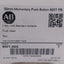 New Allen Bradley 800T-A6A Flush Momentary Pushbutton, ø30mm, 1NO 1NC, 600VAC 10A