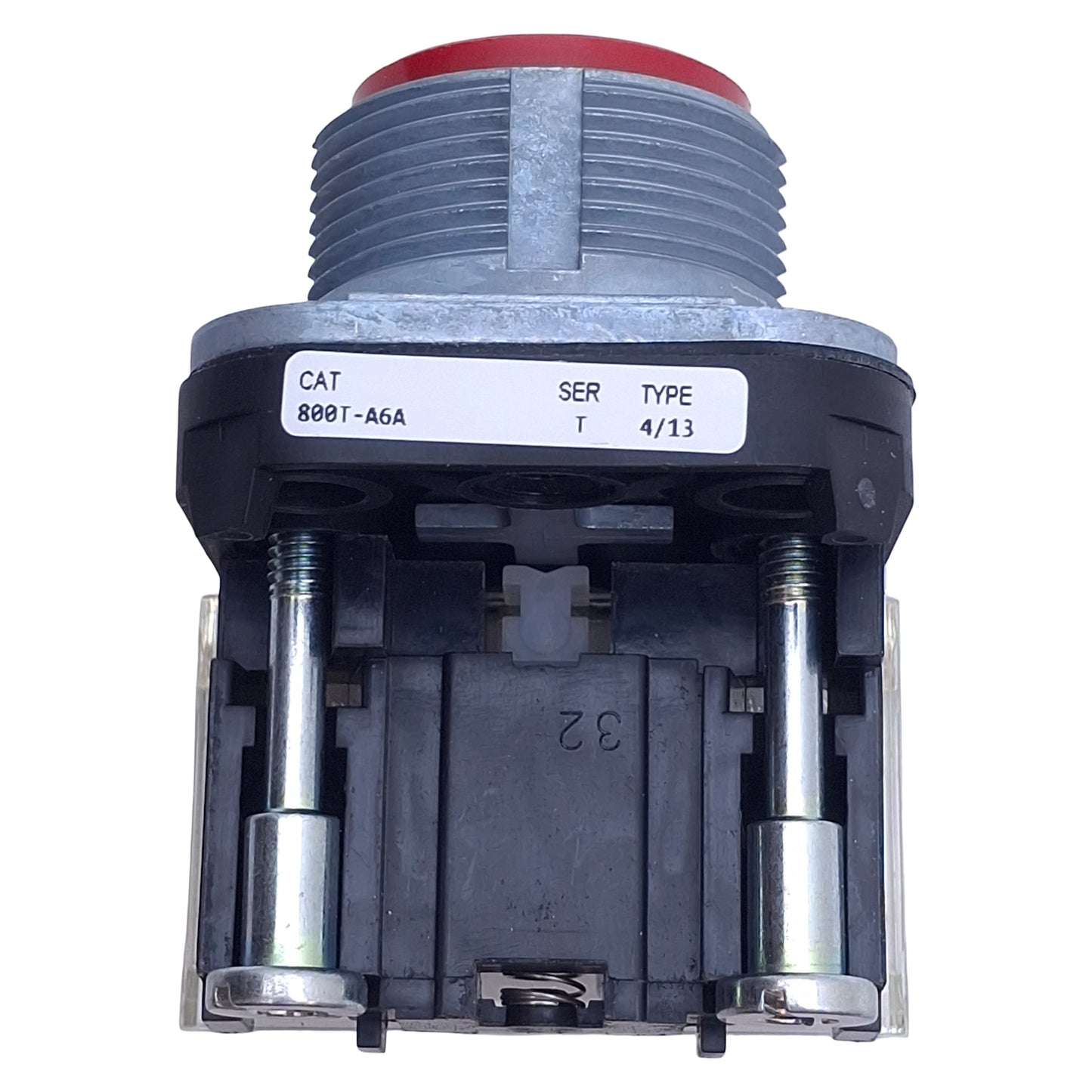 New Allen Bradley 800T-A6A Flush Momentary Pushbutton, ø30mm, 1NO 1NC, 600VAC 10A