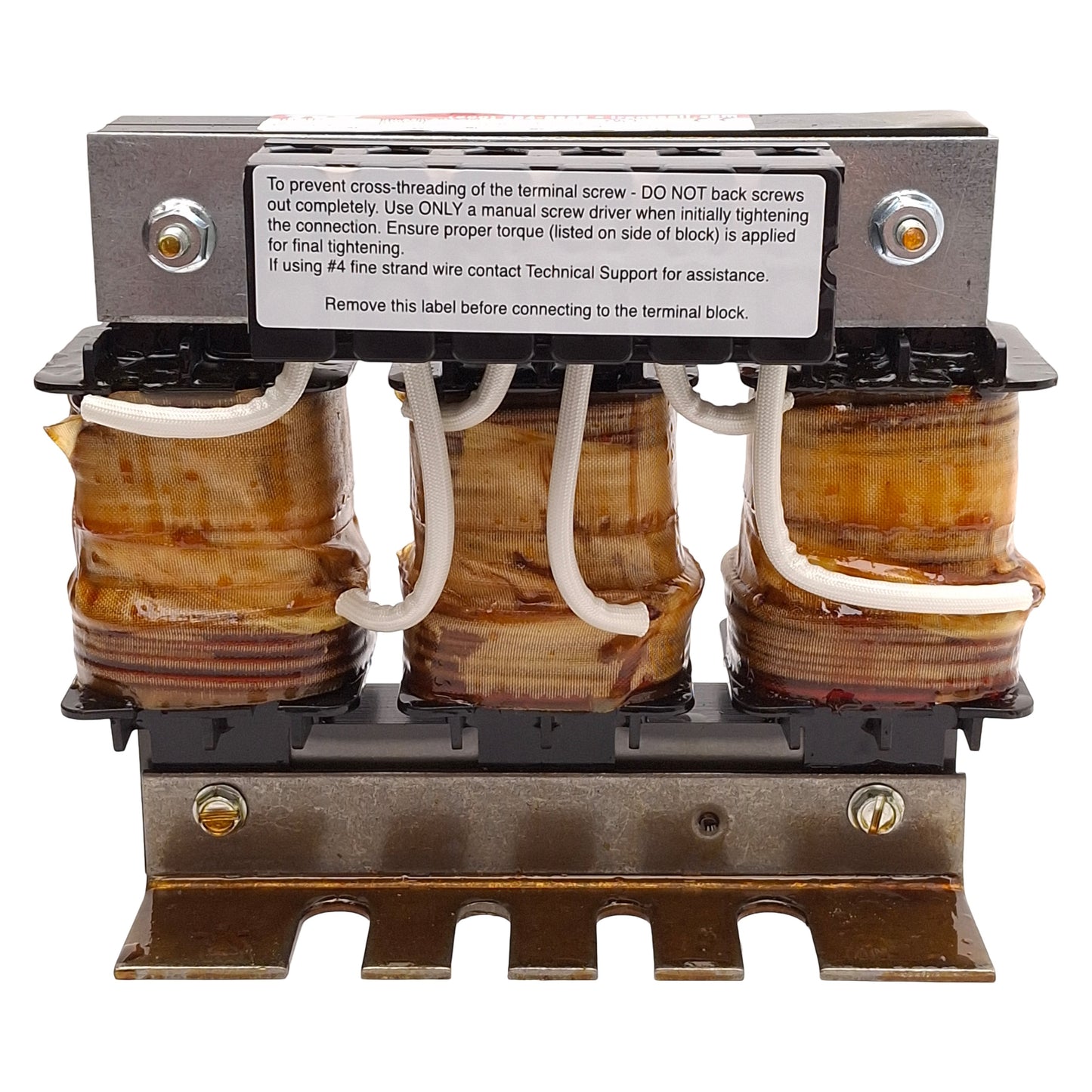 New TCI KDRD3P KDR Output Line Reactor, Open, 3PH 480VAC 35A 25HP, 135°C Rise