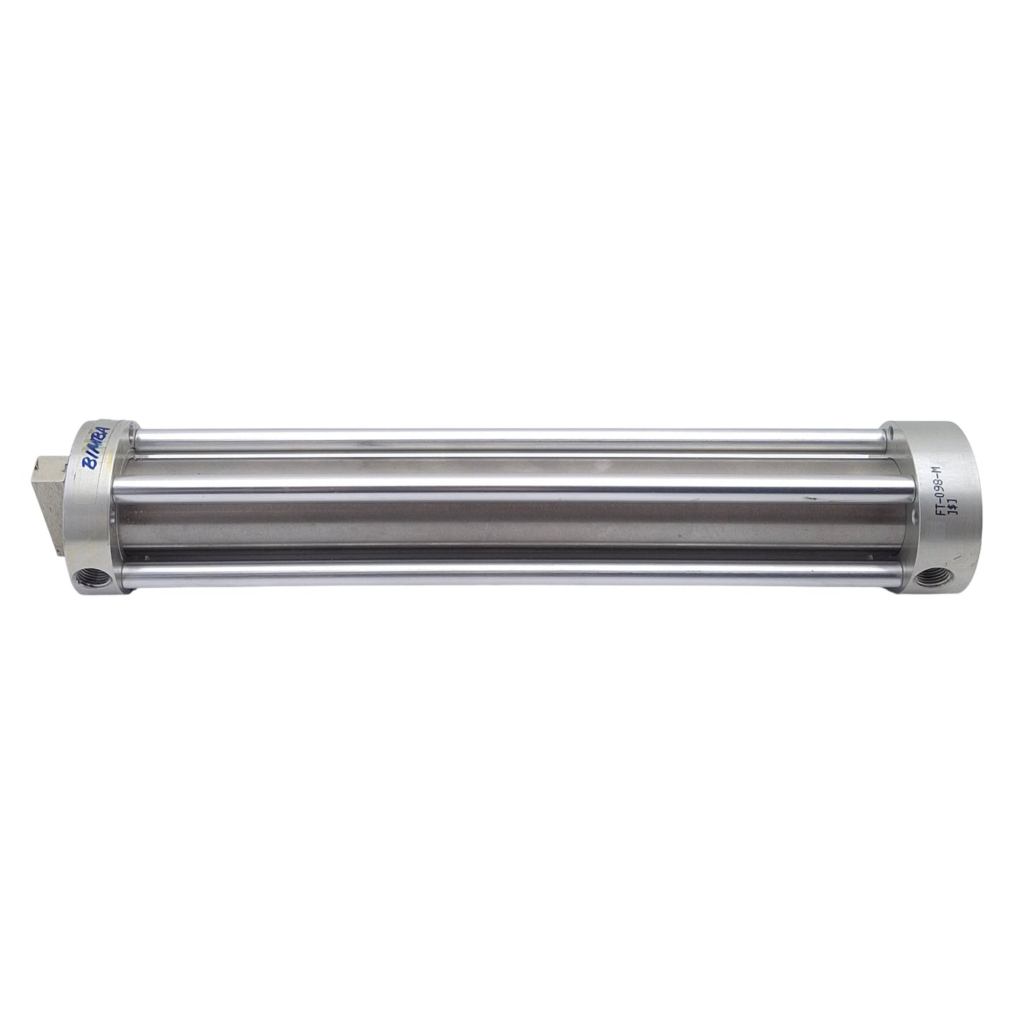 Used Bimba FT-091-M Pneumatic Cylinder Non-Rotating 1-1/16" Bore, 8" Stroke, 1/8" NPT