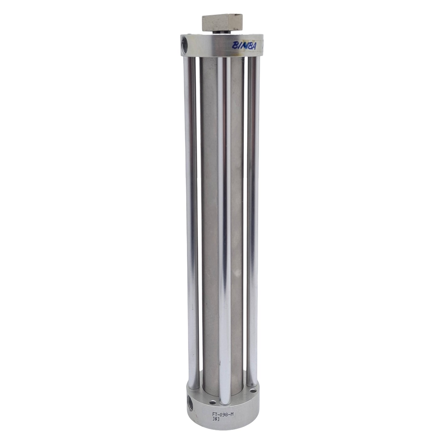 Used Bimba FT-091-M Pneumatic Cylinder Non-Rotating 1-1/16" Bore, 8" Stroke, 1/8" NPT