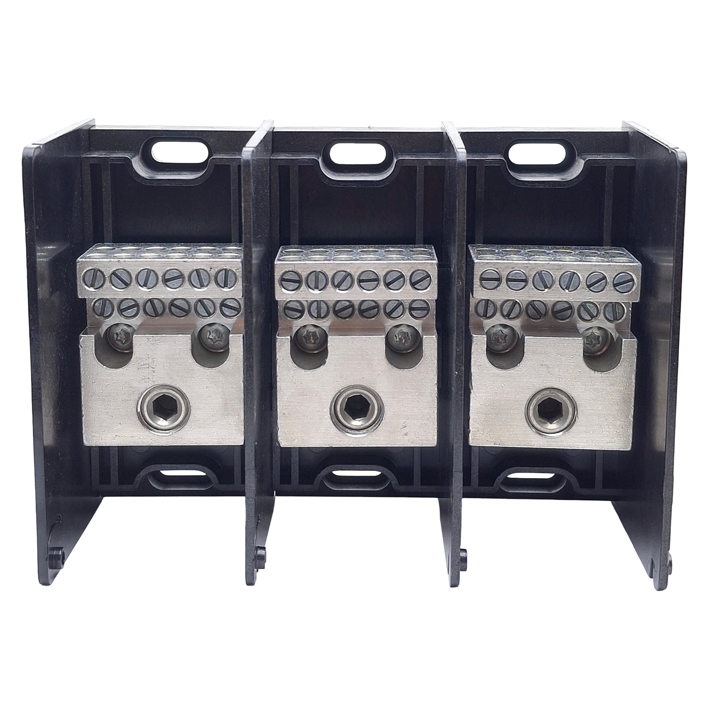 New – Open box Ferraz Shawmut MPDB69153 Power Distribution Block 3-Pole 250A 1000V, 1-In/12-Out