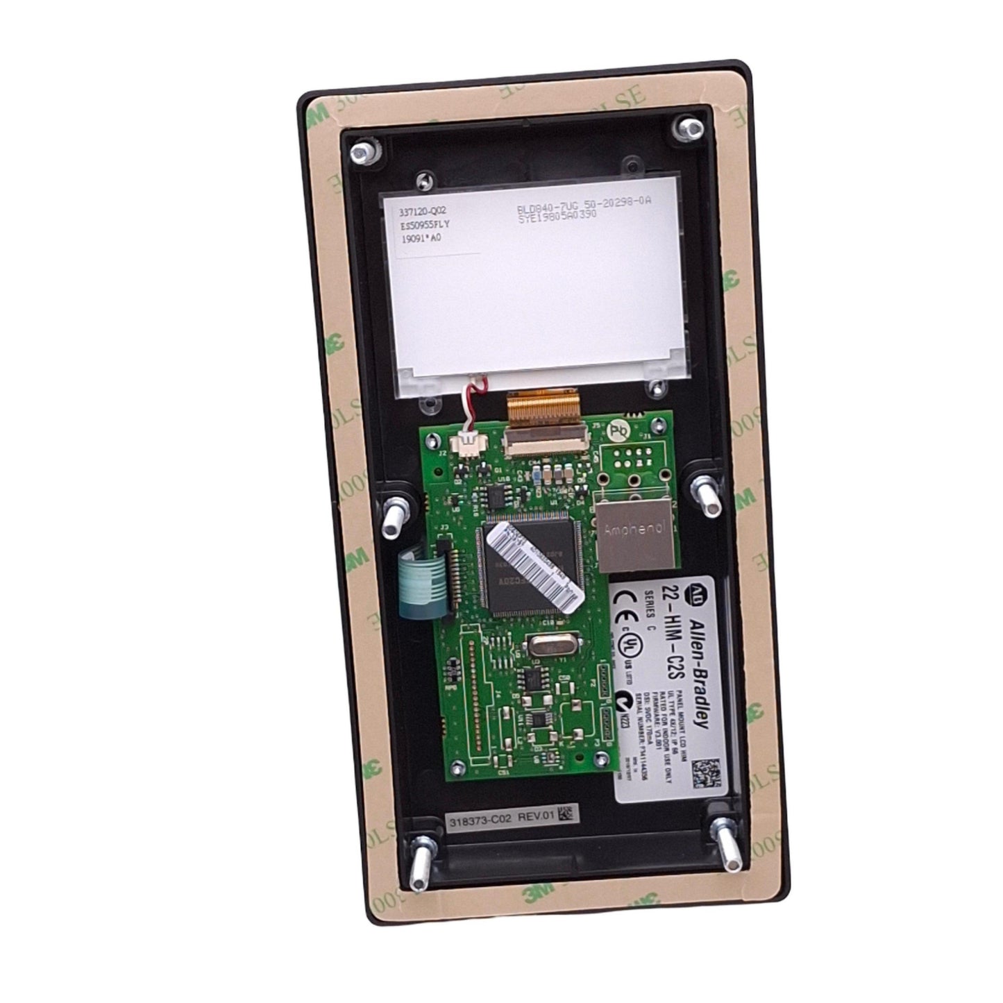 New Allen Bradley 22-HIM-C2S Remote HIM for PowerFlex4 AC Drives, LCD Screen, RS485