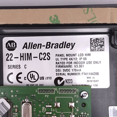 New Allen Bradley 22-HIM-C2S Remote HIM for PowerFlex4 AC Drives, LCD Screen, RS485