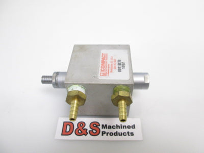 Used Compact SD118X78 Pneumatic Cylinder 1" Stroke