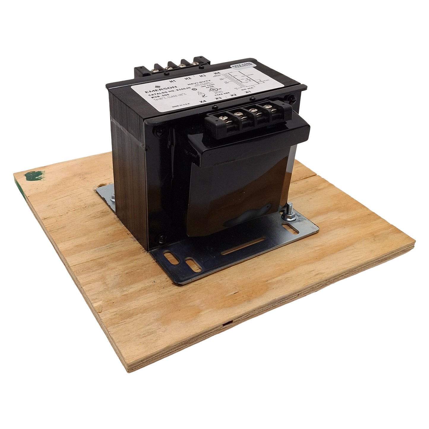 New Emerson E500JN SolaHD Hevi-Duty Transformer, 500VA, 208-600V Pri, 24/120V Sec