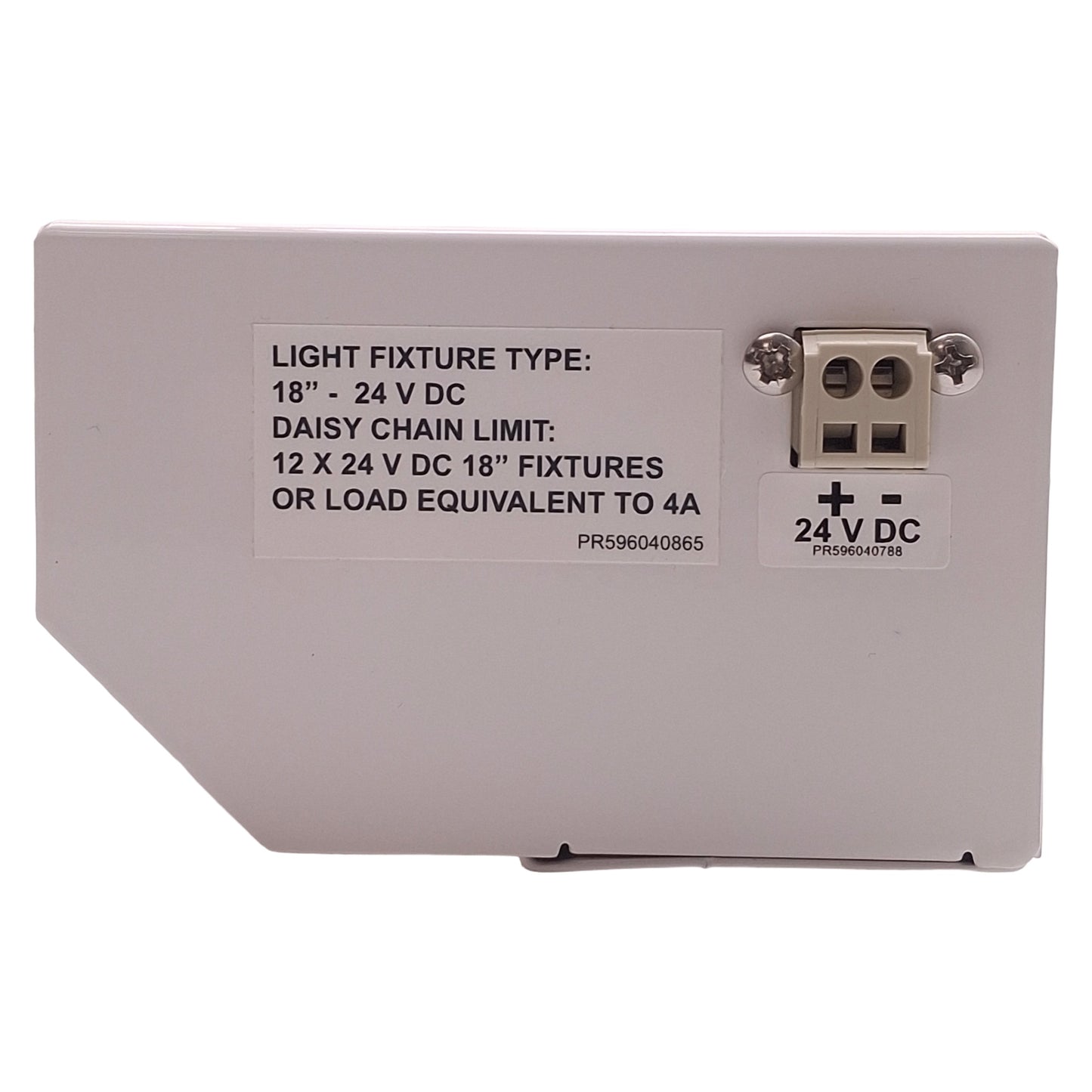 New SCE SCE-LF1824VDC LED Enclosure Light Fixture, 24VDC, 50Lm, 6W, 18in Length